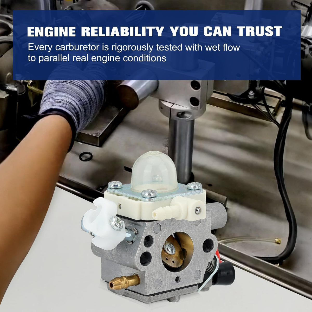 Powtol included air filter preserves clean airflow during operation