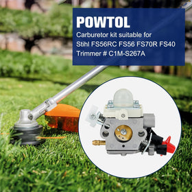 Powtol C1M-S267A kit contents organized for quick setup