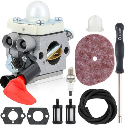 Powtol FS56RC carburetor main view shows compatibility with Stihl trimmers