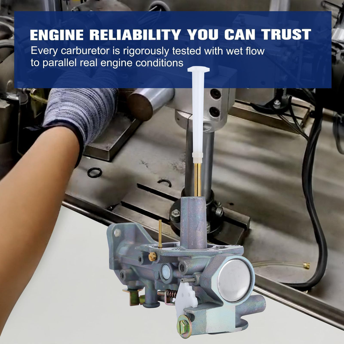 Powtol gasket set provides secure seals for durable engine performance.
