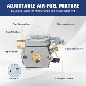 Powtol SRM 2100 carburetor vent supports proper venting and smooth startup.
