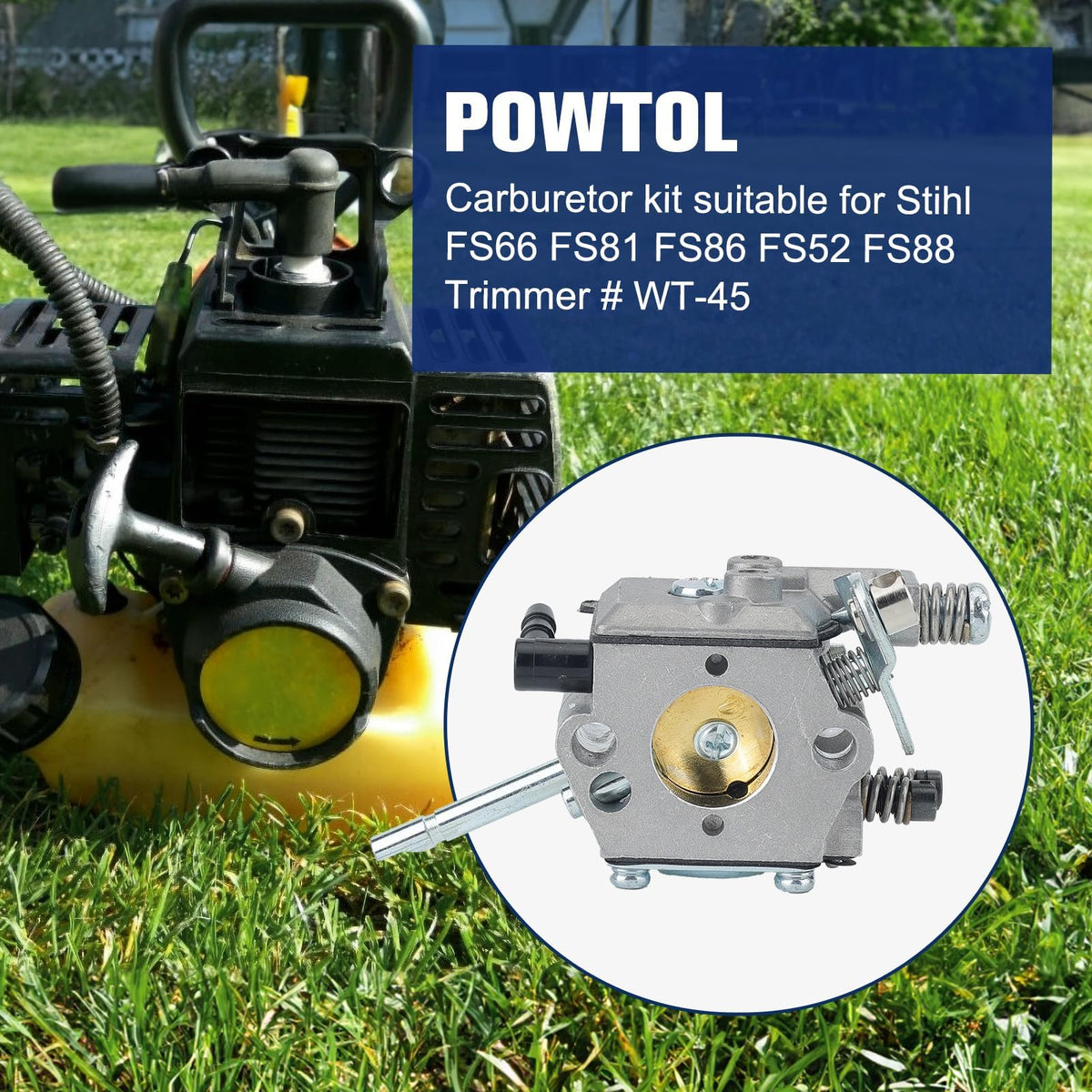 Powtol WT-45 kit included for easy installation