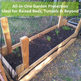 POYEE bird netting is quick to set up and adapt.