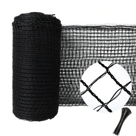 POYEE deer fence netting installed around fruit trees protects harvest
