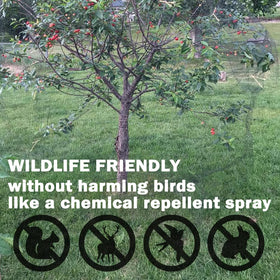 POYEE fruit tree netting cover shields berries with air and light passage.