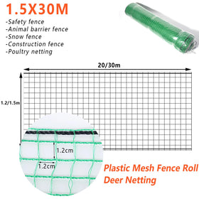 POYEE garden fencing plastic mesh provides flexible garden barrier