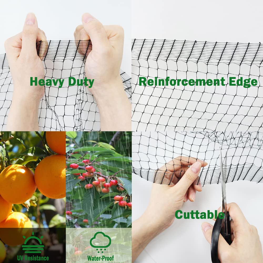 POYEE UV-resistant garden netting stays durable under sun exposure.