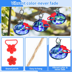 Pozfun ant-bee proof feeder helps protect nectar from intruders in the yard.