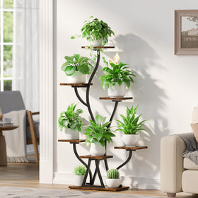 POZILAN black finish shelf complements modern decor.