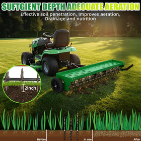 PPOLB universal hitch allows easy towing with most lawn tractors and ATVs