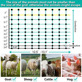 PPOLB predator-protection netting blocks predators while keeping goats and sheep calm.