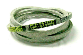 PPP GX25998 deck belt installed on John Deere ZTRAK, supports reliable mowing