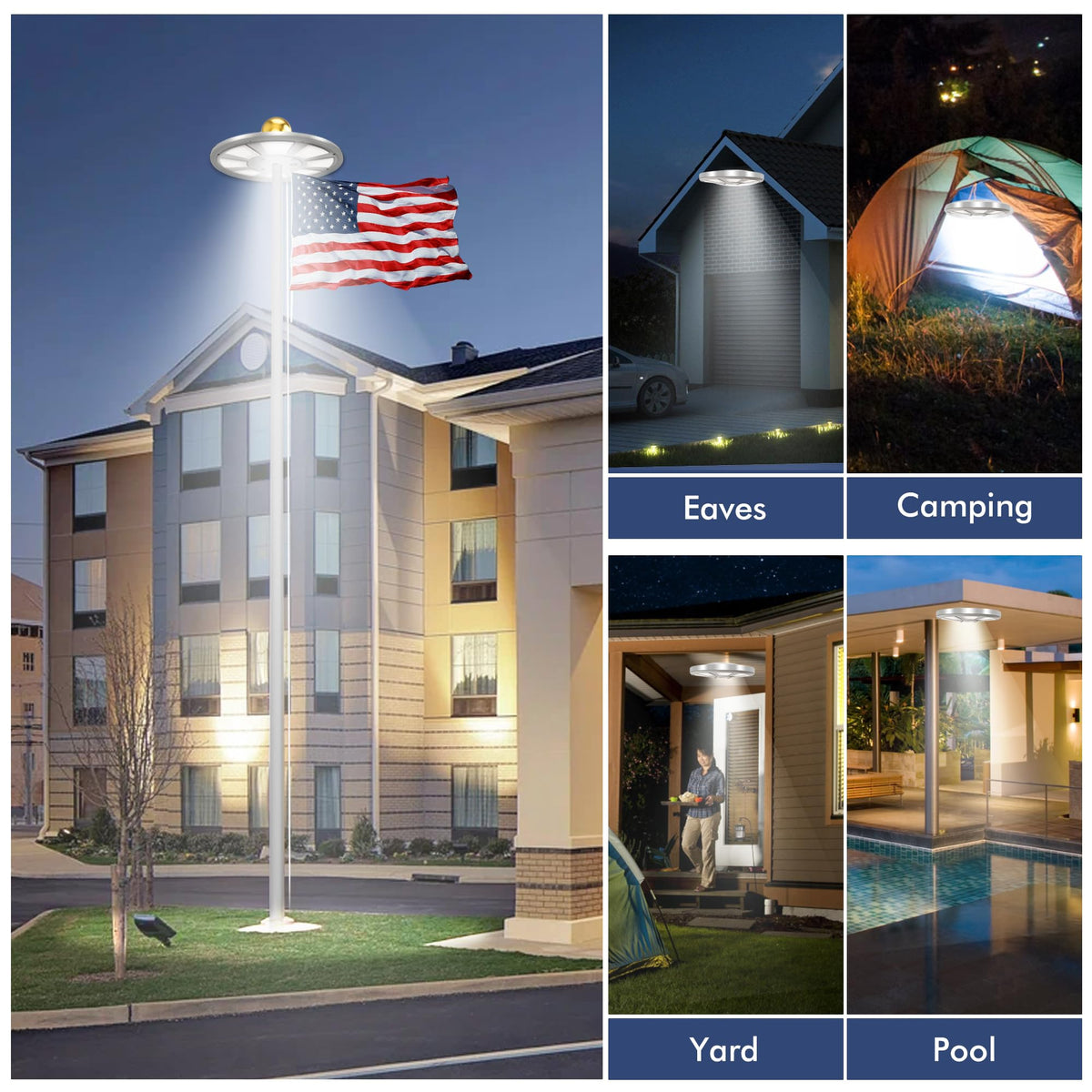 PPQ Premium Ivory Flag Light contents and mounting hardware included