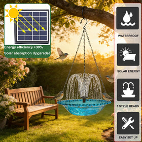 PQSQRJU pqsqrju-easy-hanging-design hangs securely on branches or walls.