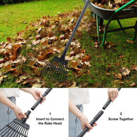 Pragmatist rake easy assembly for quick setup.
