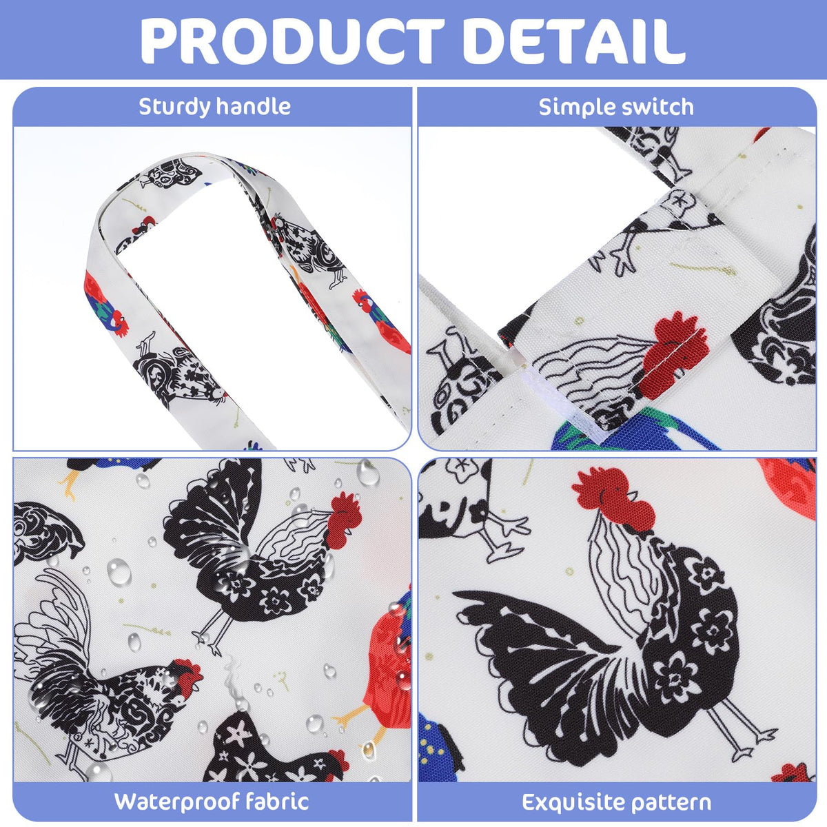 Prasacco chicken carrier sling—multi-scenario use for travel and farm tasks.