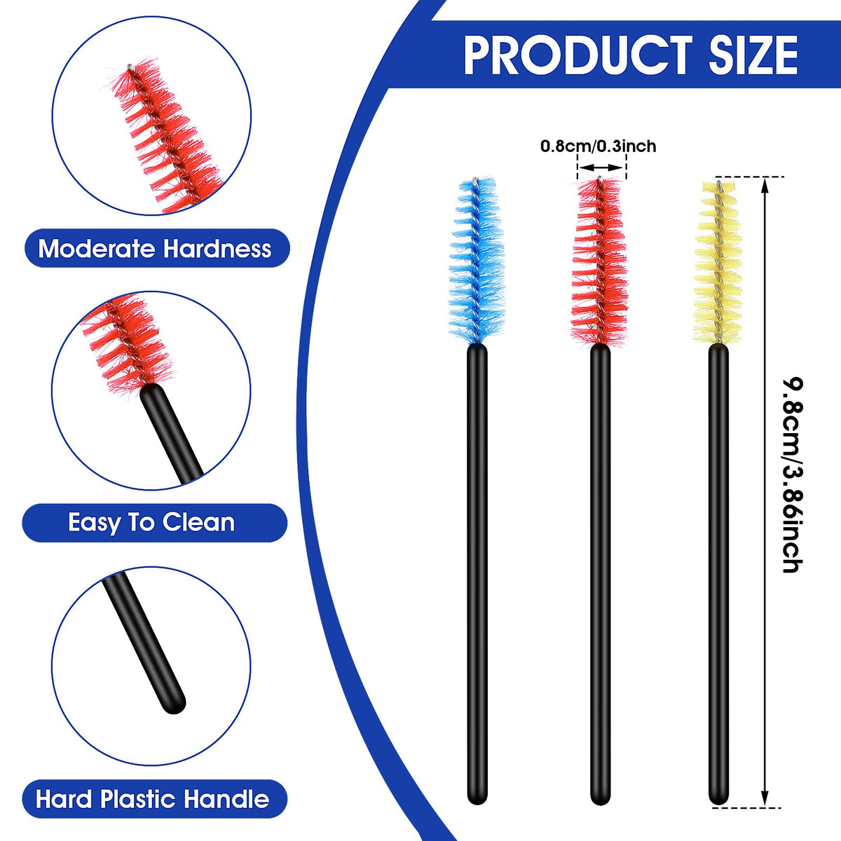 Prasacco hummingbird feeder brush blue shows durable nylon bristles for safe cleaning