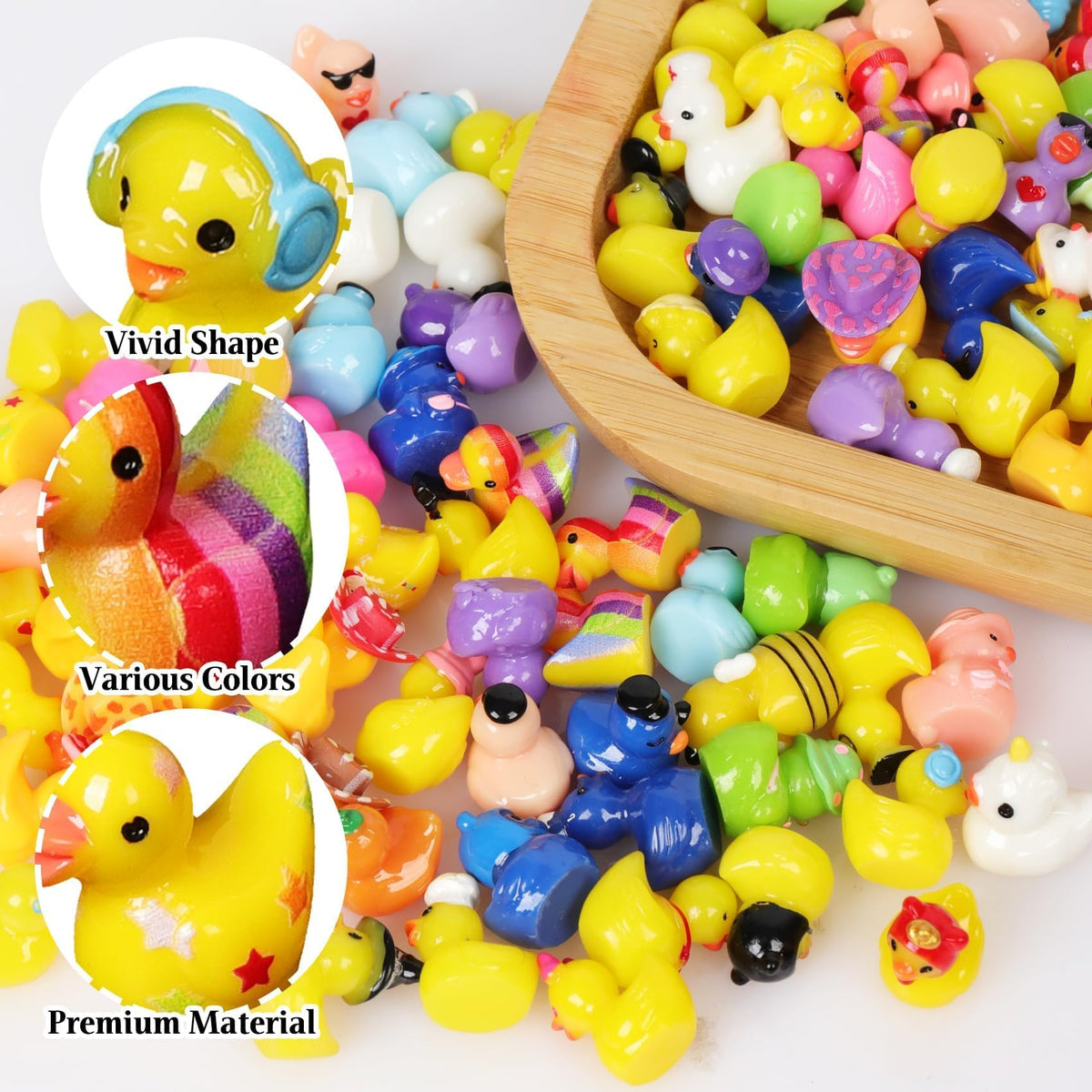 Prdingfy garden terrarium mini ducks brighten pots and micro landscapes