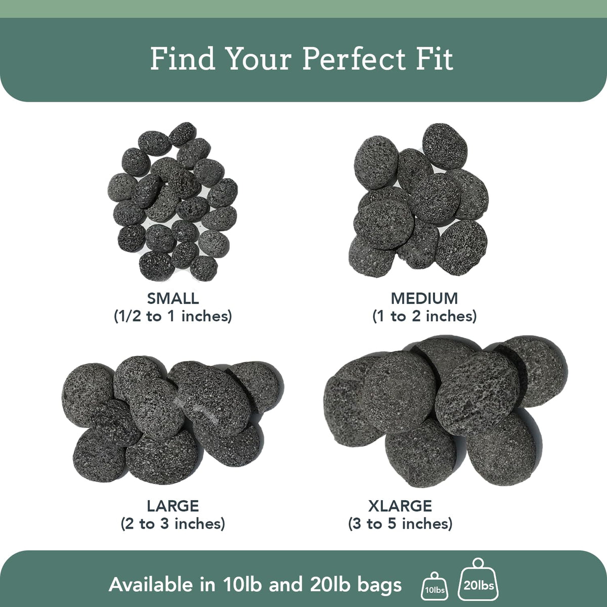 Premium Pebbles 20-pound bag packaging highlighting convenient bulk delivery.