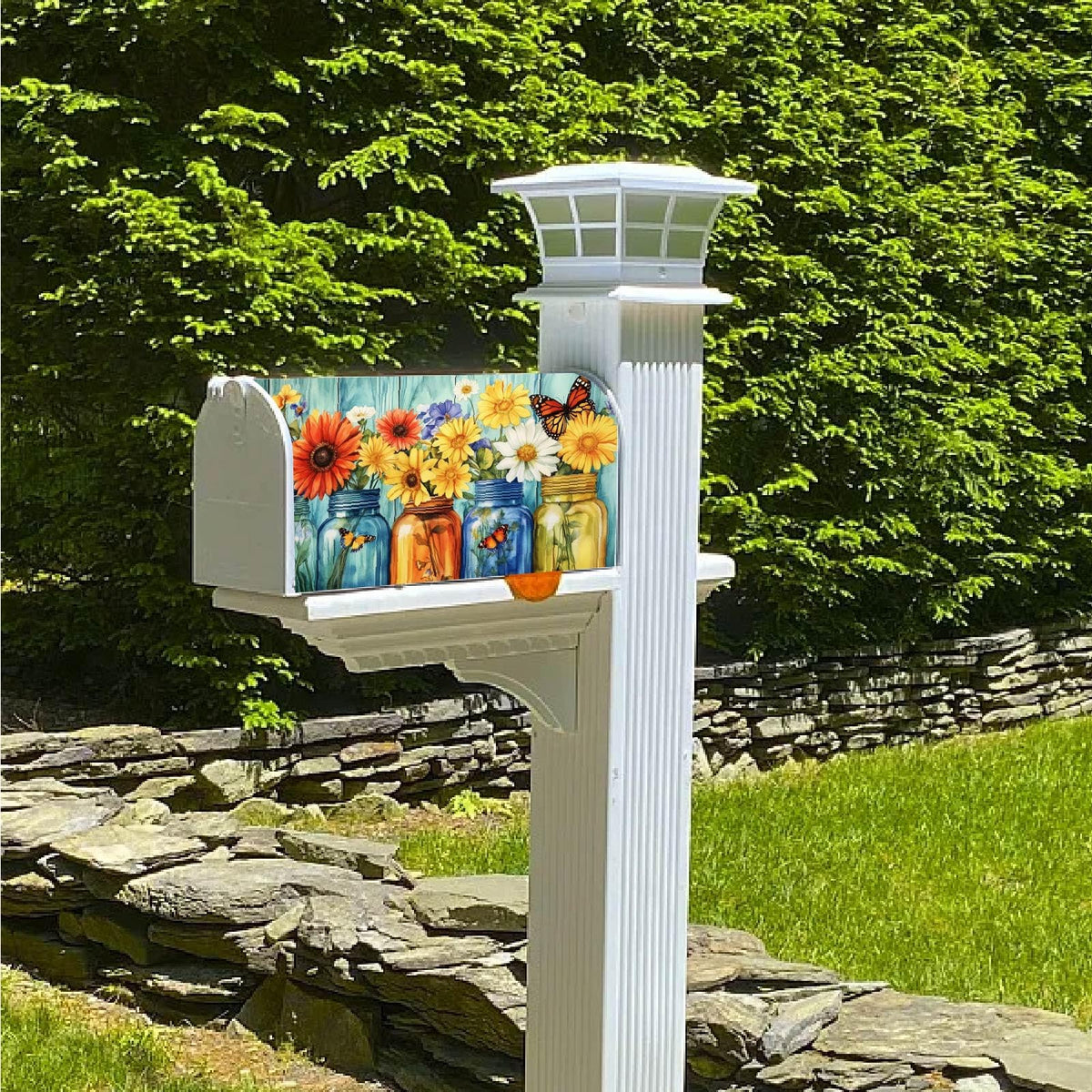 PRESSINART standard size 53x46 cm mailbox cover fits most mailboxes