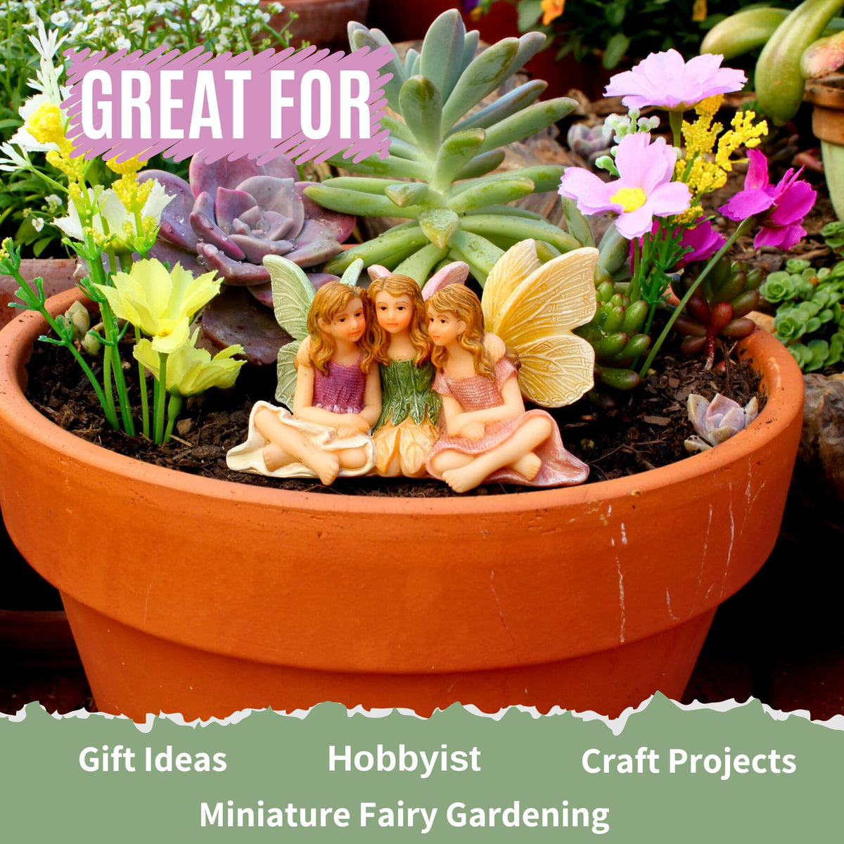 PRETMANNS fairy garden kit outdoor—perfect for creating magical outdoor displays.