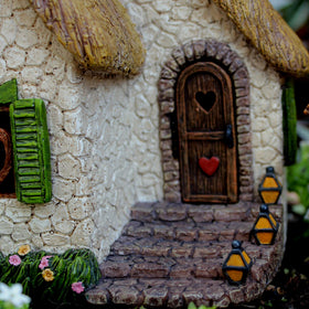 Pretmanns fairy house lantern and heart decorations add cozy charm