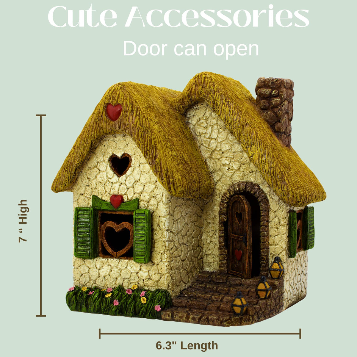 Pretmanns fairy house stone-finish showcases rustic charm in outdoor displays