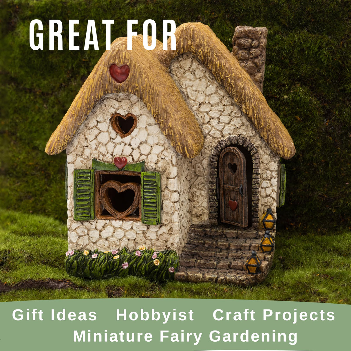 Pretmanns fairy house UV-paint detail resists sun fading for lasting color