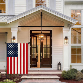 Pretty Jessie two sided design ensures patriotic imagery visible from the curb.