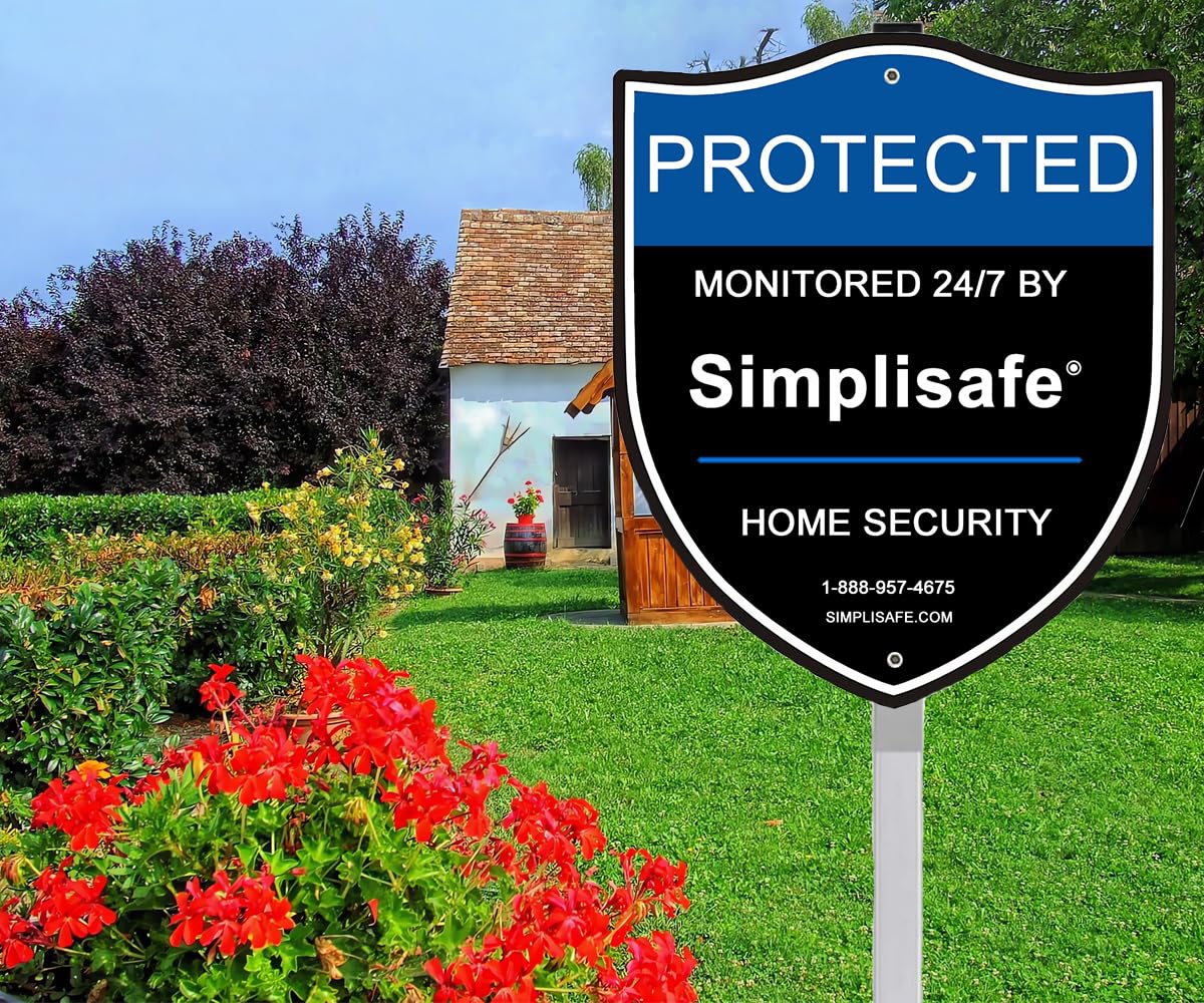PreZiouz aluminum security sign 40mil construction resists rust outdoors