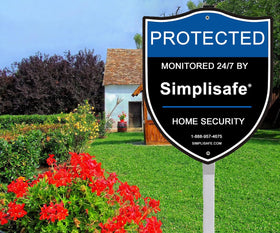 PreZiouz aluminum security sign 40mil construction resists rust outdoors