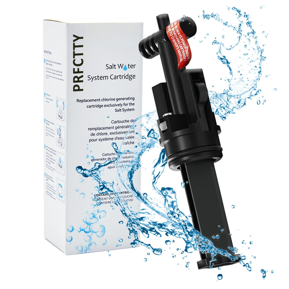 PRFCTTY water test scene illustrates improved water quality after treatment