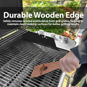 Primal Grilling cedar scraper 18in for larger grill surfaces