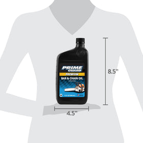 Prime Guard Bar & Chain Oil performing in cold weather maintaining lubricity.