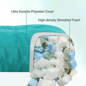 PrimePATIO cushion reshapes after unpacking to maintain a neat look.