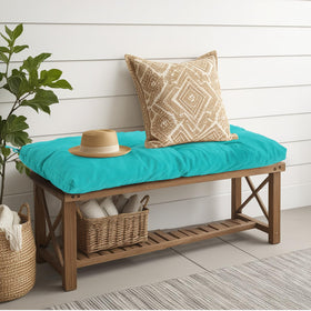 PrimePATIO cushion with four ties stays securely attached to chairs.