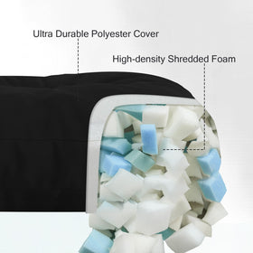 PRIMEPATIO packaging and unboxing guide: shake to reshape after unpacking.