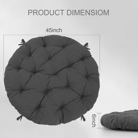 PrimePATIO Papasan cushion stitched edges add durability and a polished look.