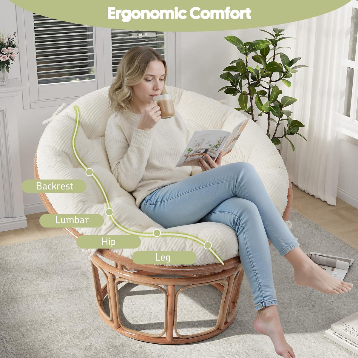 PrimePATIO cushion shown in outdoor scene, suitable for picnics and camping.