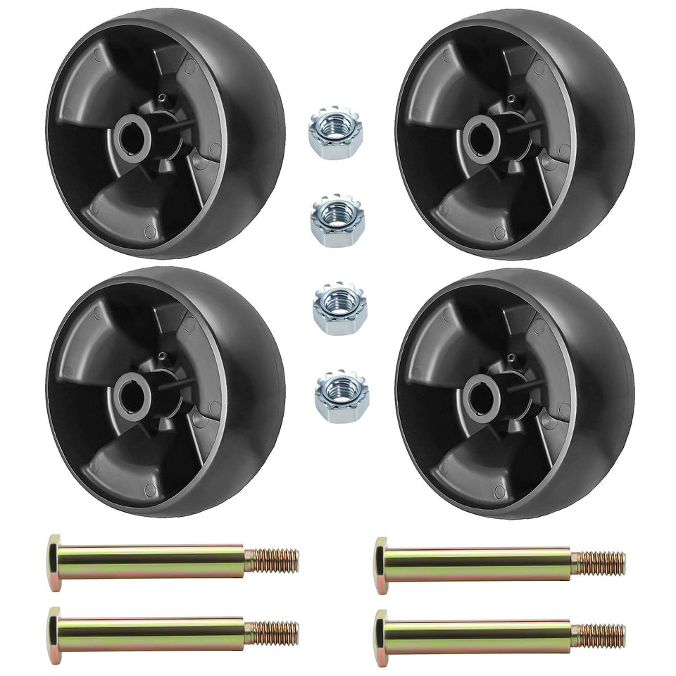 PrimeSwift 734-04155 deck wheel kit for Cub Cadet XT2 and LX42 enables smoother mowing on uneven terrain