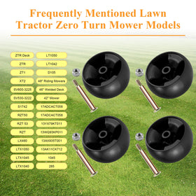 PrimeSwift 734-04155 deck wheel kit for Troy-Bilt 13YX79KT011 improves turning control