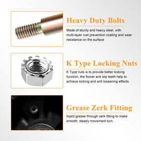 PrimeSwift 734-04155 deck wheel kit for Yardman 13A2785S001 promotes even cuts on uneven ground