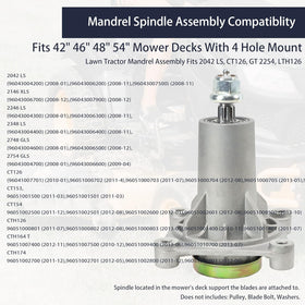 Prime&Swift spindle assembly on 42-54 inch deck in action