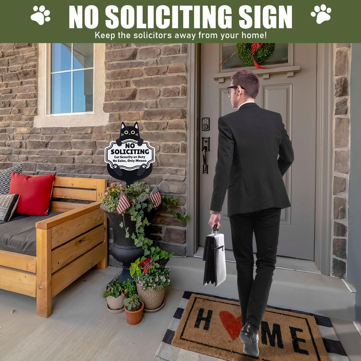Primo Lines Heavy-duty iron sign resists bending and fading outdoors.