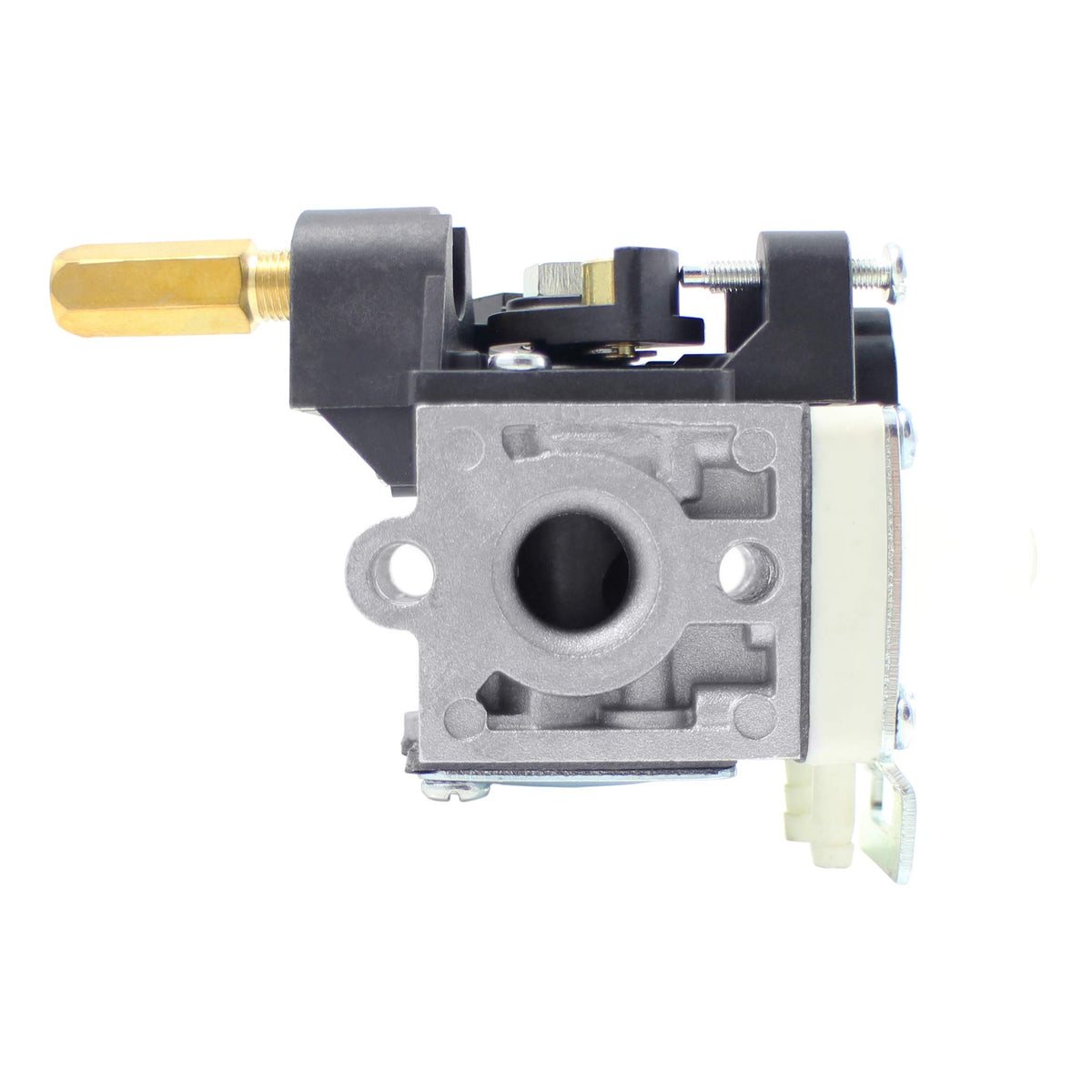 Pro Chaser carburetor kit contents including filter, spark plug, and fuel lines