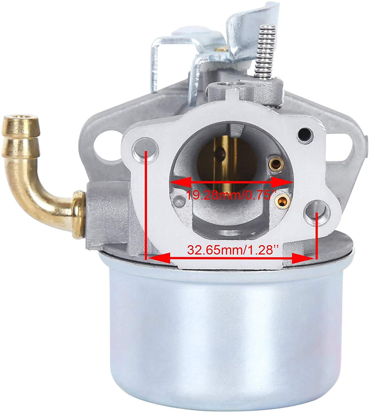 Pro Chaser carburetor with two choke levers enables flexible setup.