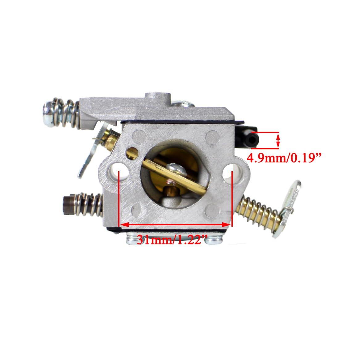 Pro Chaser carburetor package including fuel line and oil line