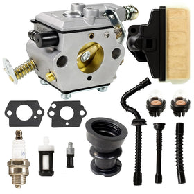 Pro Chaser MS210C/MS250C carburetor close-up for precise fuel regulation