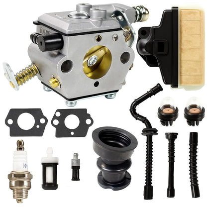 Pro Chaser MS210C/MS250C carburetor close-up for precise fuel regulation