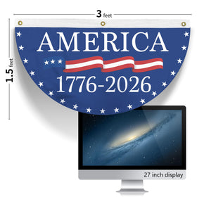 Probsin 1776-2026 blue banner enhances celebrations.